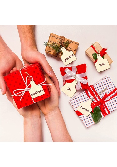 120 Adet Kendin Yap El Sanatları Noel Partisi Dekoru İçin Tamamlanmamış İnek Kulak Etiketleri