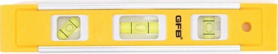 Gfb 5536 Profesyonel Mini Mıknatıslı Su Terazisi Sarı 23 Cm