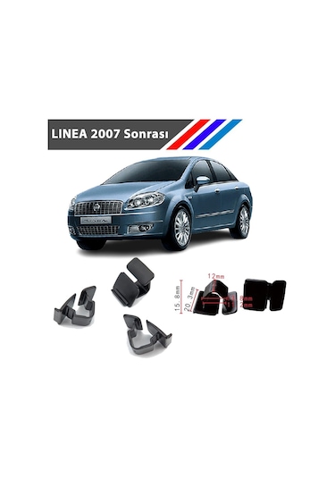 Fiat Linea Kaput İzalatör Klipsi 2007 Sonrası 25 Adetli Paket