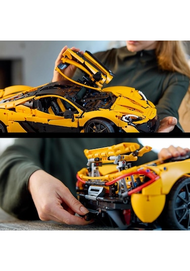 LEGO® Technic McLaren P1™ 42172 - Otomobil Tutkunu Yetişkinler için Sergilenebilir Araba Modeli Yapım Seti (3893 Parça)