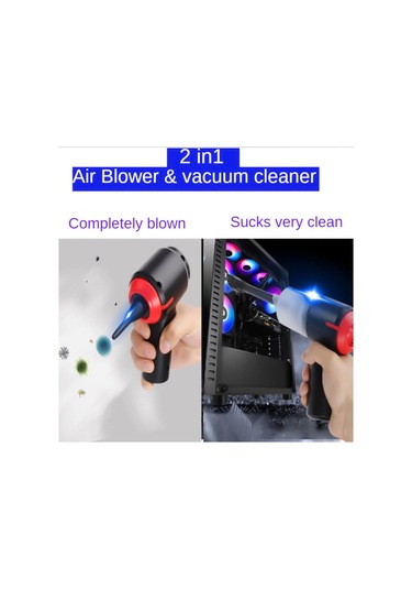 Jms 2 İn 1 Akülü Hava Üfleyici Mini Elektrikli El Süpürgesi