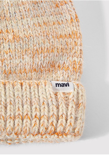 Mavi - Ponponlu Turuncu Bere 1912799-82676 Turuncu