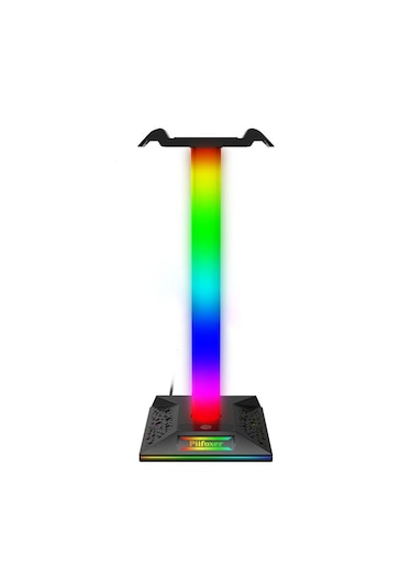Rgb Gaming Kulaklık Standı Led Aydınlatma Usb Type-c Giriş 10renk