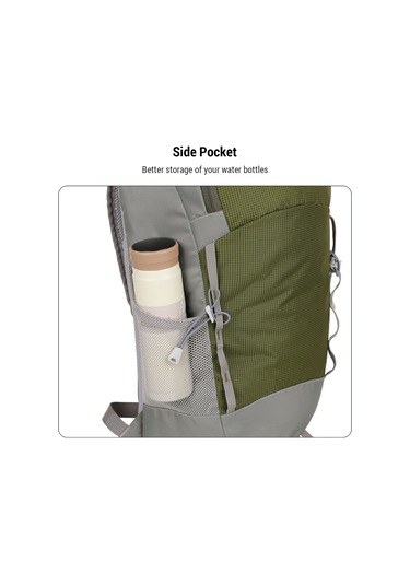 Skycity Dayanıklı Nylon Malzemeden Üretilmiş, 30l Büyük Kapasiteli, Ayarlanabilir Omuz Ve Göğüs Askılı, Trekking İçin Tasarım Çanta Sarı