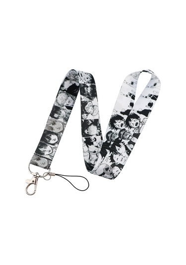 Ramulus Anime Kimlik Tutucu Boyunluk - Telefon Halatı Ve Anahtarlık Aksesuarışarap Kırmızı