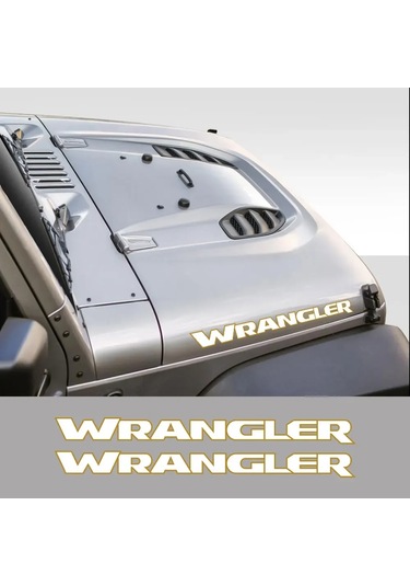 Jeep Wrangler Jk Jl Tj Yj Unlimited Sahara Araba Kaputu Kapağı Motor Çıkartıları Glossy White 1 Piece Set