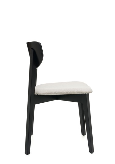 Opus Siyah Ahşap 6'lı Mutfak Salon Yemek Odası Sandalyesi