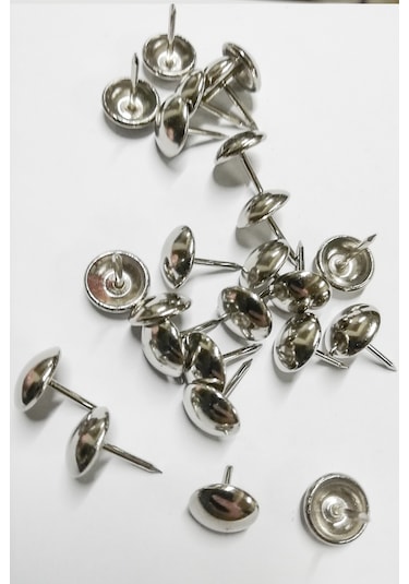 100 Adet 11 mm Nikel Kabara Raptiye Hobi Çivisi Koltuk Çanta Tasarım Aksesuar Süsü