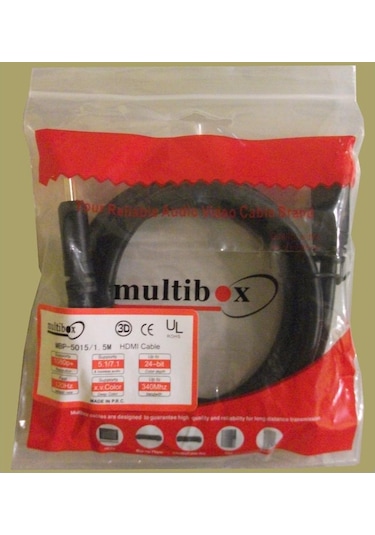 Multibox 10 Metre Hdmi Kablo Altın Uçlu