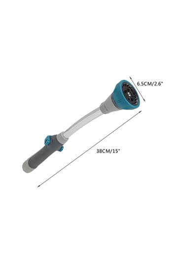 Besthome1 Yüksek Basınçlı Bahçe Hortumu Püskürtme Tabancası - 8 Ayarlı Yeşil Metal Sprey Tabancası