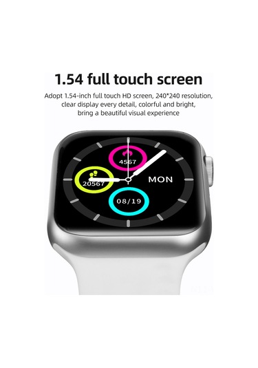 Neevoyu T500 Plus 1.54 " Tam Dokunmatik Ekranlı Akıllı Saat (İthalatçı Garantili)