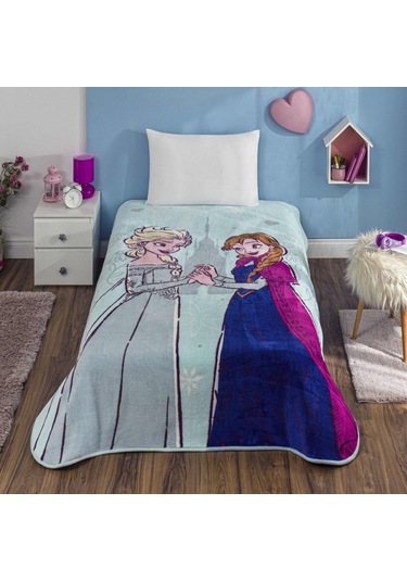 Lisanslı Disney Frozen United Tek Kişilik Battaniye 000000001000051501 Çok Renkli
