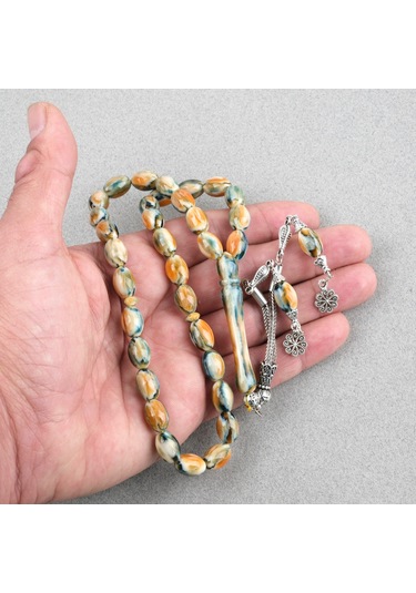 Galalit Beyzi Kesim 8x11.5mm Tesbih