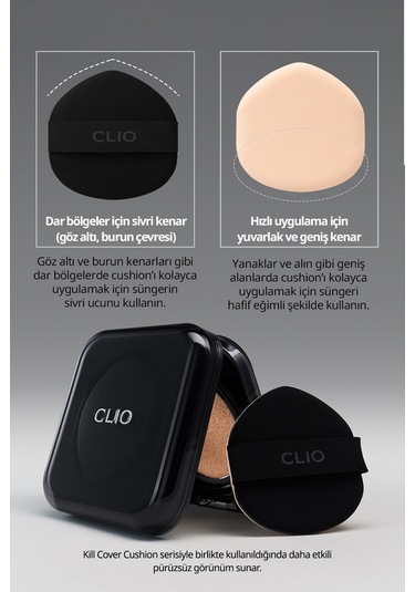 Clıo Kill Cover Founwear Cushion Puff