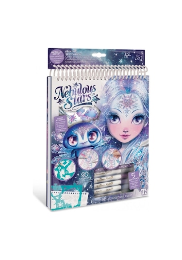 Taros Nebulous Stars-11122 Creative Sketchbook-ıceana-geometric Crystal Pages Çok Renkli