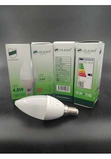 Led Ampul E.14 Gün Işığı 4,8watt 40watt 4.adetli Paket