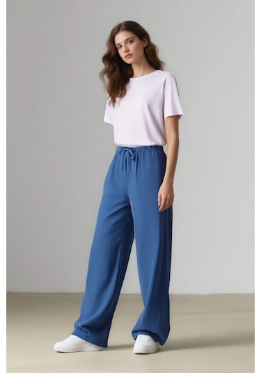 DeFacto Wide Leg Geniş Bol Paça Aerobin Pantolon E6883AX25SPBE341 DeFacto Wide Leg Geniş Bol Paça Aerobin Pantolon E6883AX25SPBE341