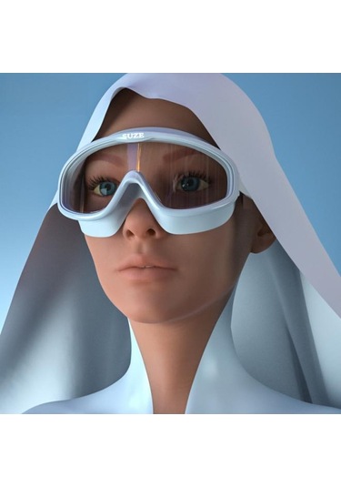 Yüzme Gözlüğü Buğu Önleyici Hd Elektrokaplamalı Miyopi Bone Takımı 006a Beyaz No Earplugs Gözlüğü Kutusu Çok Renkli