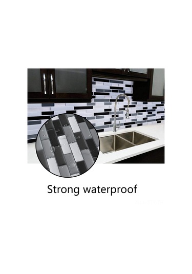 Dianziye 3d Pet Duvar Sticker Doğal Tuğla Desenli, Formaldehit Ve Koku Yok, Dıy Kolay Kurulum, Isı Ve Nem Direnci, Temizliği Kolay Dekoratif Duvar Kaplama Çok Renkli