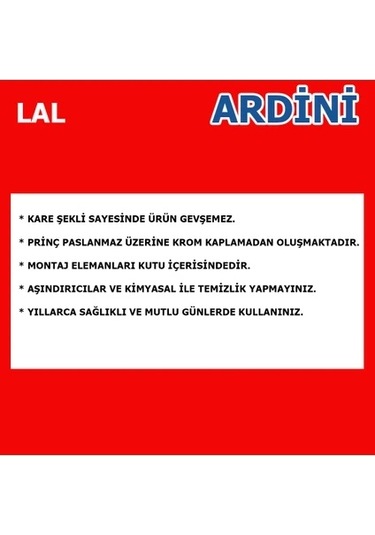 Lal Kağıt Havluluk Krom Çok Renkli