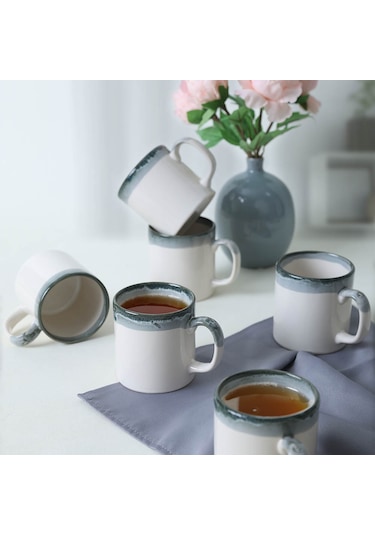 Keramika Hydra Silindir Kupa 10 Cm 6 Adet Q85