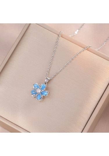 Bayan Kolye: Moda Estetiği Titanyum Çelik Kolye No.175 Çok REnkli