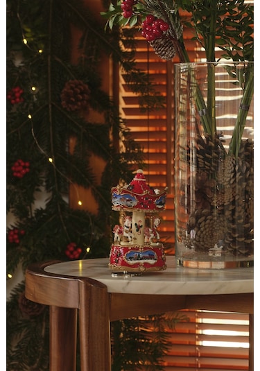 Karaca Home New Year Yılbaşı Merry Müzikli Hareketli Obje