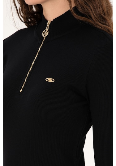 U.s. Polo Assn. Kadın Siyah Sweatshirt 50313564-vr046 Siyah