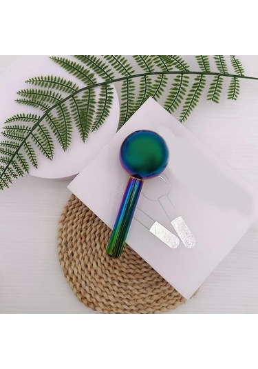 Kore Buz Dalgası Topu Yüz Silindiri Masaj Ve Rahatlama, Yaşlanma Karşıtı Cilt Bakım Aracı B Diğer