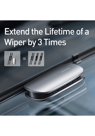 Aubyhe Baseus Otomobil Silecek Tamir Aleti, Alüminyum Alaşımlı, Çift Zımpara Şeridi, Tüm Araçlara Uyumlu, Kolay Kullanım, Dayanıklı