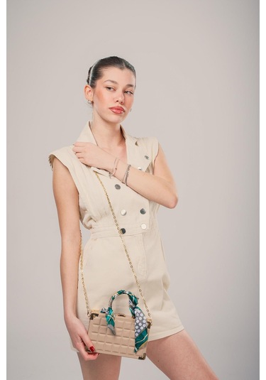 Ççs Kadın 17868 Omuz Ve Kol Çantası Bej