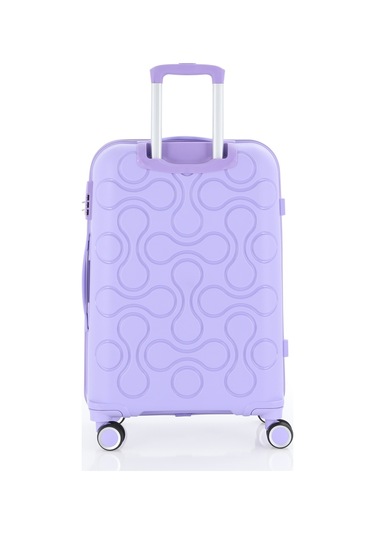 Mçs Polipropilen 3lü Valiz Seti Büyük & Kabin & Makyaj V376 S23sy1000053-set 00025 Lila