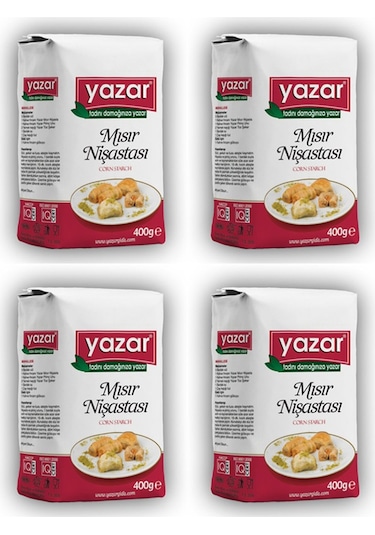 Yazar Mısır Nişastası 4 x 400 G