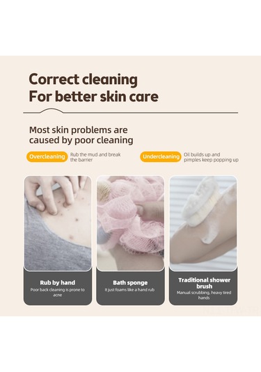 Tenfowee Type-c Şarjlı 15w Akıllı Vücut Fırçası, 360 Dönebilen 3 Hızlı Ipx7 Su Geçirmez Masaj Fırçası, 6 Başlık Seti Yeşil