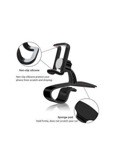 Pazly Araç İçin Uygun 360 Ayarlanabilir Telefon Tutucu Standı, 6,5-4 İnç Hud - Rx -