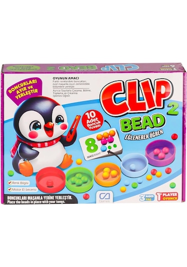 Capls-5286 Clip Bead Kutu Oyunu -ca Games