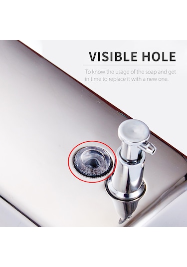 Springsun "500ml Duvar Sabunluk - Sızdırmaz Köpük Sabun Dispanseri, Banyo & Mutfak İçin Pratik" Diğer