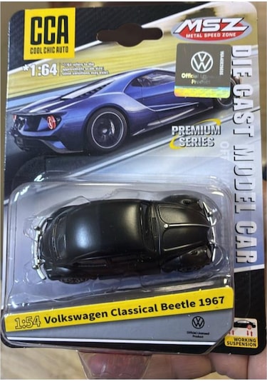Cca Volkswagen Classical Beetle 1967 Siyah 1/54 Model Araba