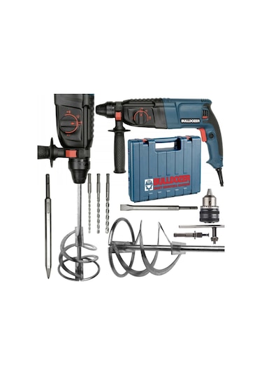 Bulldozer 3200W Kırıcı Delici Boya Karıştırıcı Set 5 Adet SDS Uç