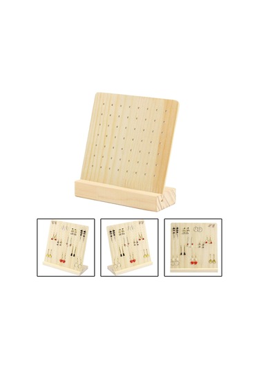 Homyl Takı Rafı Ekranı Gösterisi Için Kompakt 28-çift-delik 28 Çift Delik