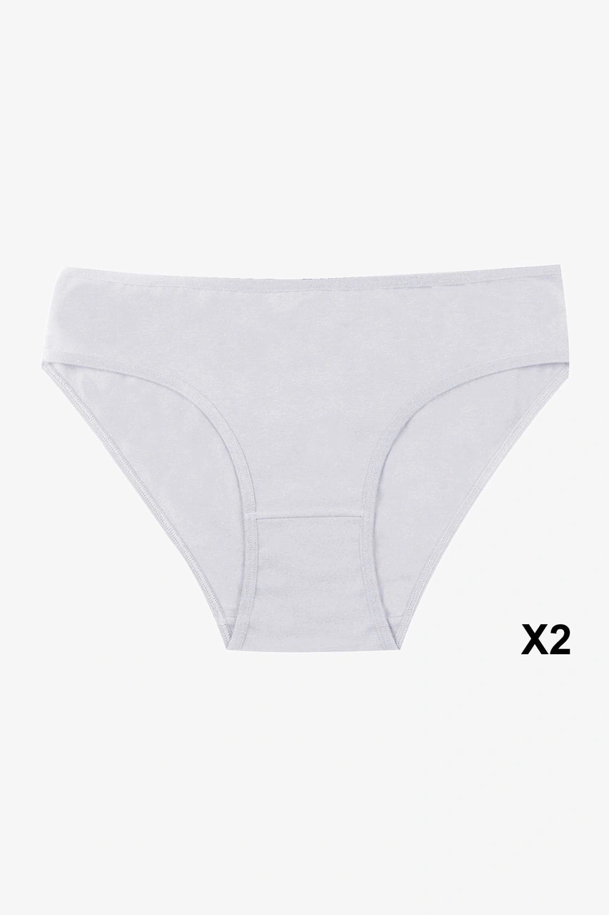 Kadın 7'li Likralı Külot Ko1007ktl Beyaz