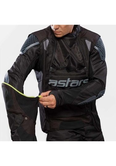 Alpinestars Halo Ds Korumalı Motosiklet Montu Siyah Siyah