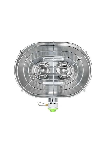 Maoyaya Çift Kafa Isıtıcı Küçük Model Kızılötesi Işın Kamp Sobası -h22 Gümüş