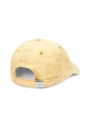 Ucla Fortuno Sarı Baseball Cap Nakışlı - Unisex Şapka Sarı