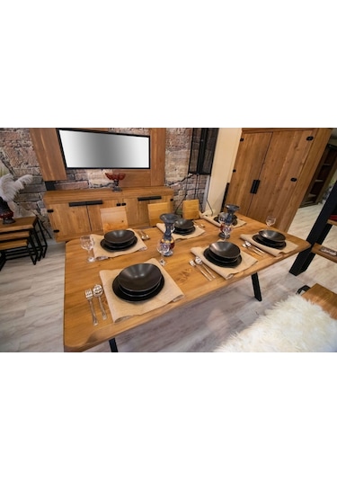 Ntconcept Ntconcept Masif Ağaç Loft Sandalye (277535432)