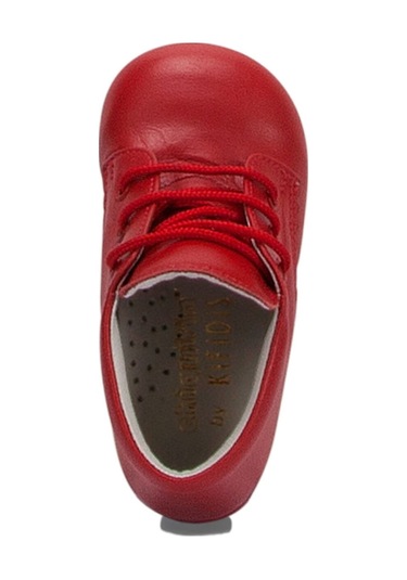 Kids Chiquitin Ilk Adım Unisex Çocuk Deri Ayakkabı 18-23 Kırmızı Deri - Kırmızı Kırmızı