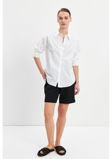 Stella Pulvis Beyaz Poplin Gömlek Beyaz