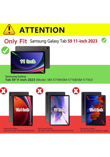 Yunboo "tab S9 Klavye Kılıfı - 80 Gün Bekleme, 60 Saat Çalışma, Su Geçirmez Ve Kaymaz Ofis Kullanımı"