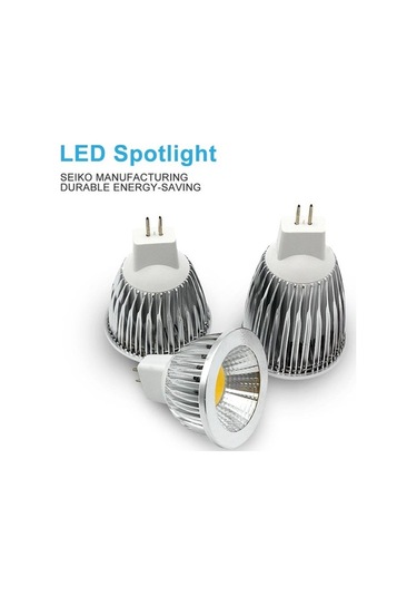 Novahub Beyaz Cob Led Mr16 9w 12w 15w Spot Işık Spotlight Dc12v 4adet Paket 4pcs