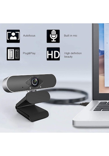 Yuntech01 1080p Full Hd Webcam İle 2mp Keskin Görüntü, 3d Gürültü Azaltma Ve Usb 5v İle Uyumlu Tüm İşletim Sistemleri